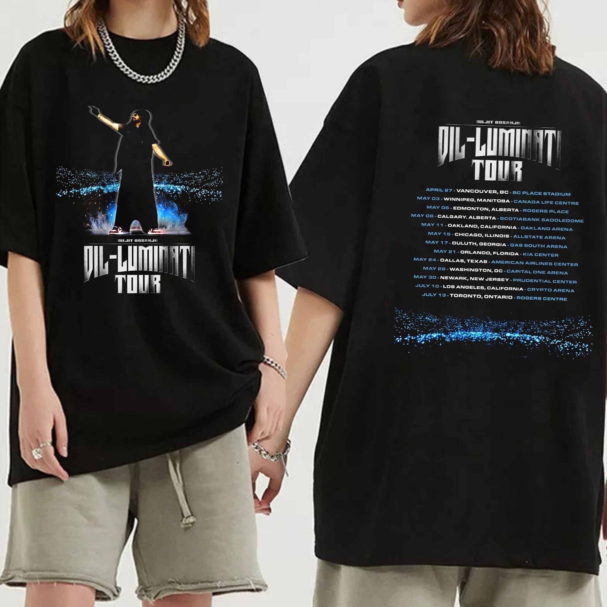 Diljit Dosanjh 2024 Dil-Luminati Tour Shirt, Diljit Dosanjh Fan Shirt, Diljit Dosanjh 2024 Concert Shirt