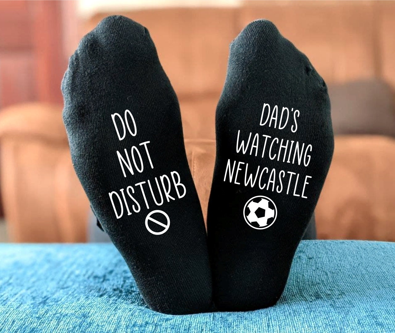 Dad's Do Not Disturb Newcastle Socks - Printed and Personalised Men's Gift - Birthday Gift - Christmas Gift - Father's Day Gift