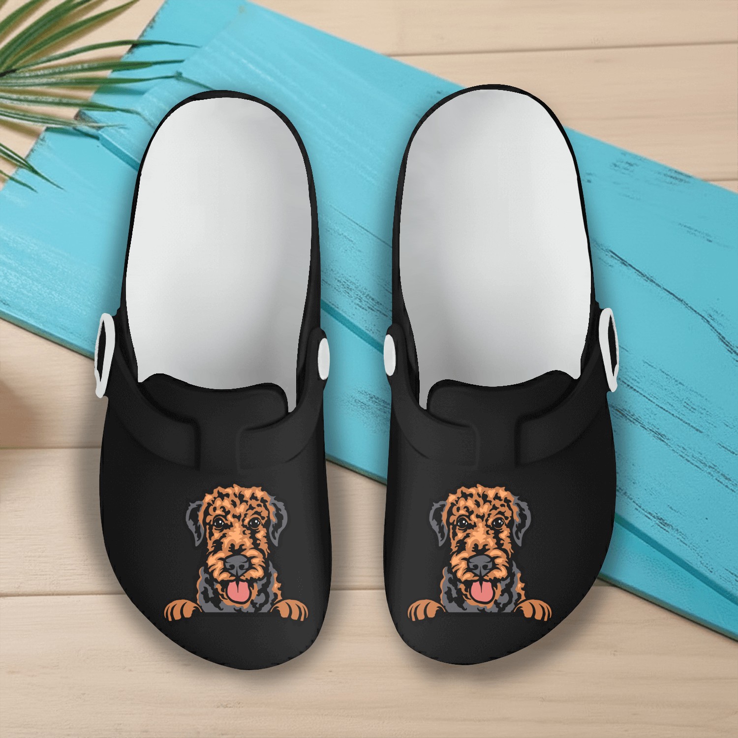 Airdale Terrier: The King of Terriers Slip On Clogs