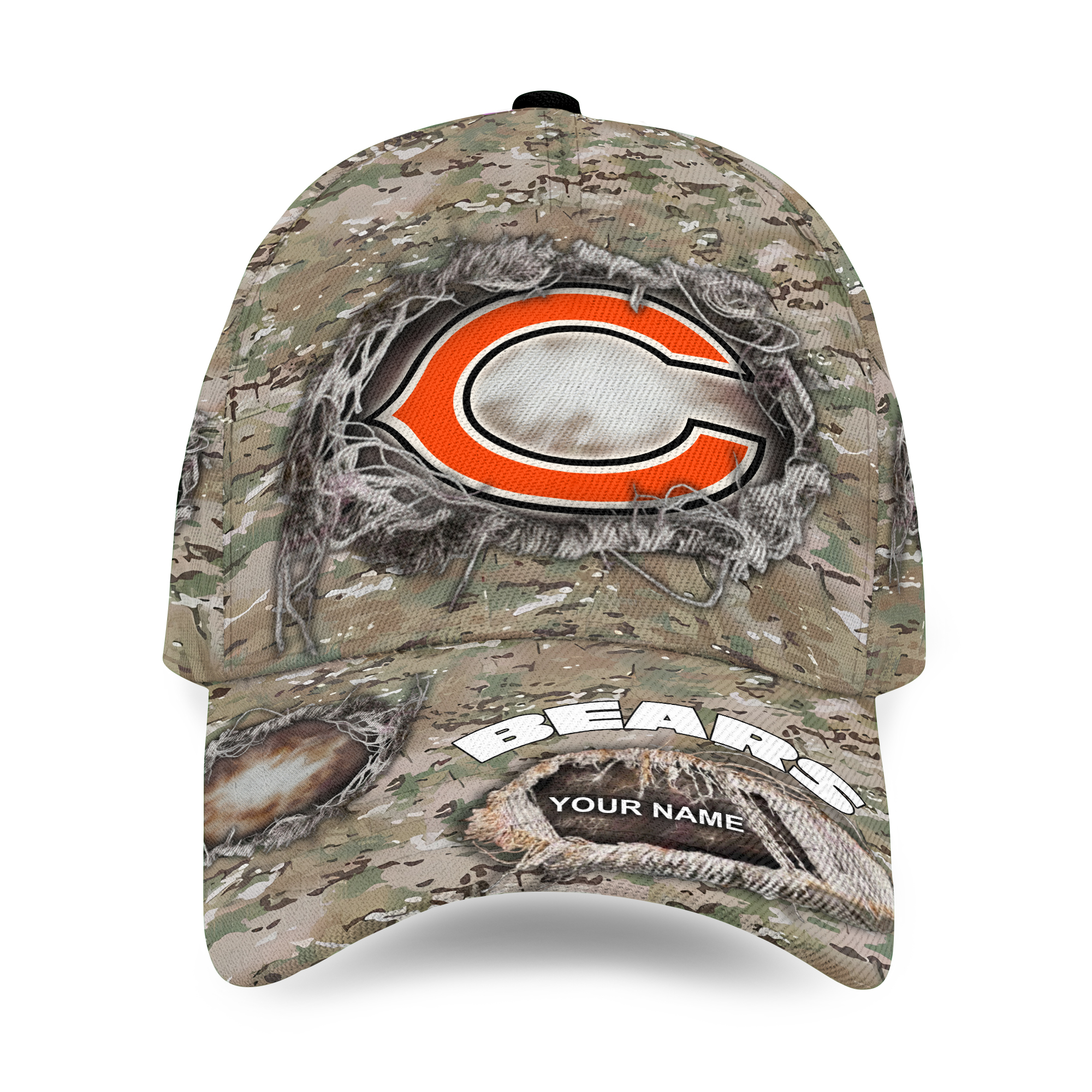 Chicago Bears-Personalized football Classic Cap