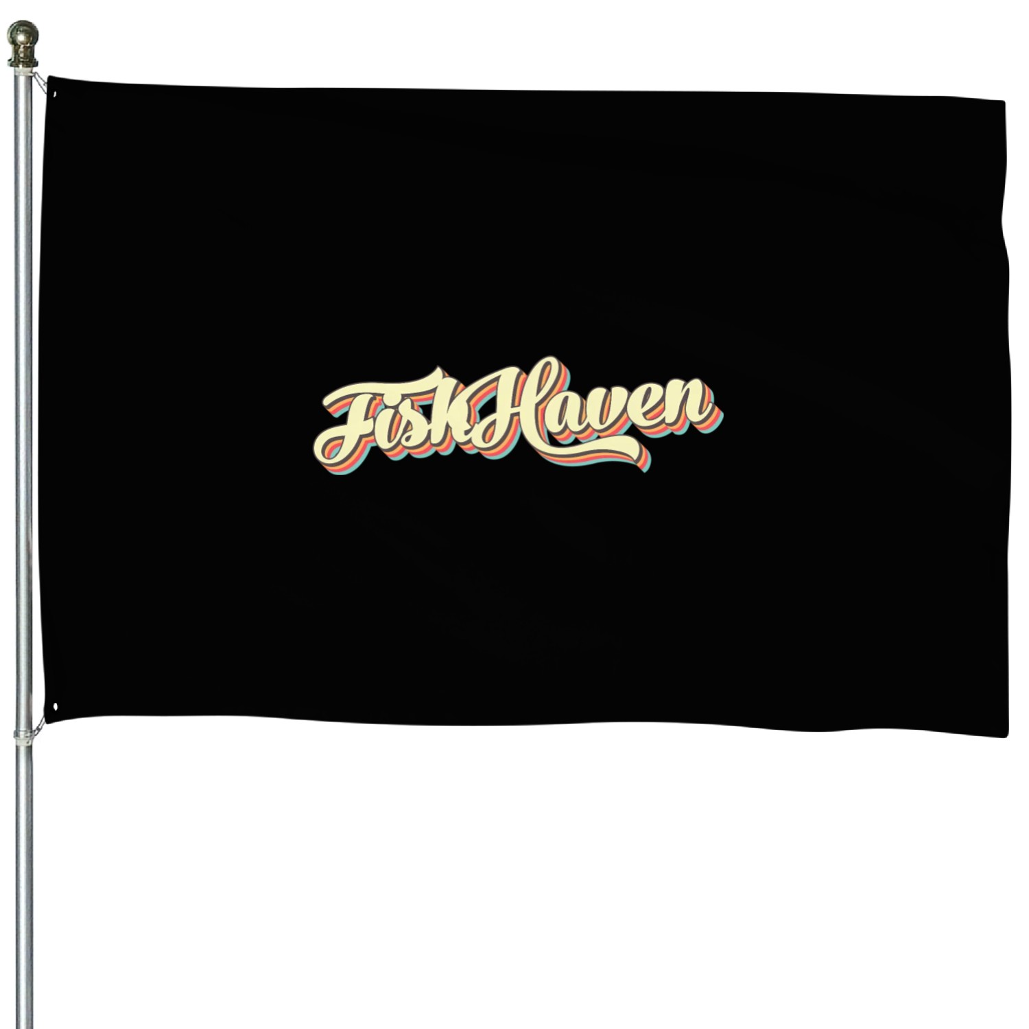 Fish Haven Baseball Font House Flags