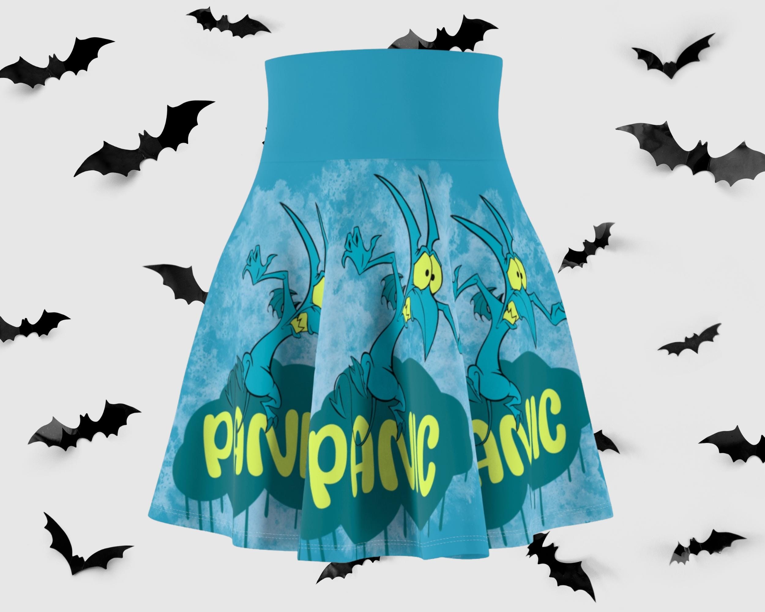 Blue Panic Inspired Running Skirt | Hercules Halloween Running Skirt | Magical Running Skirt | Women's Skater Skirt