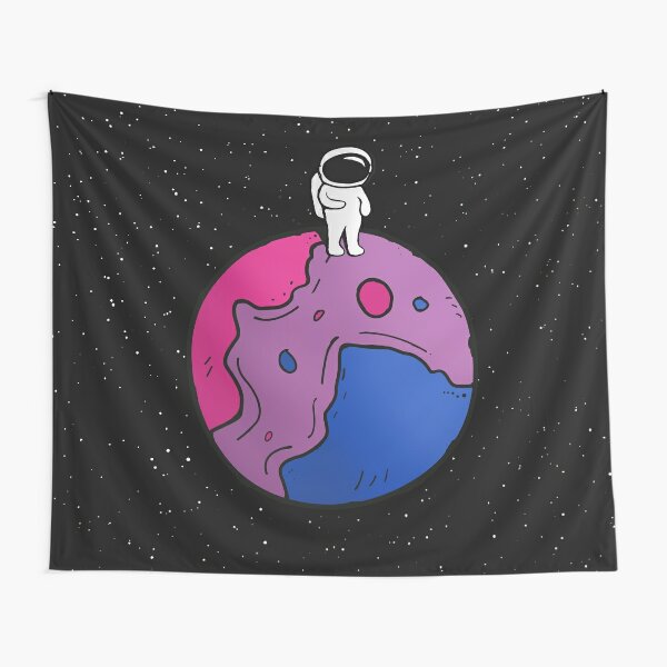 Discreet Bisexual Flag Tapestry