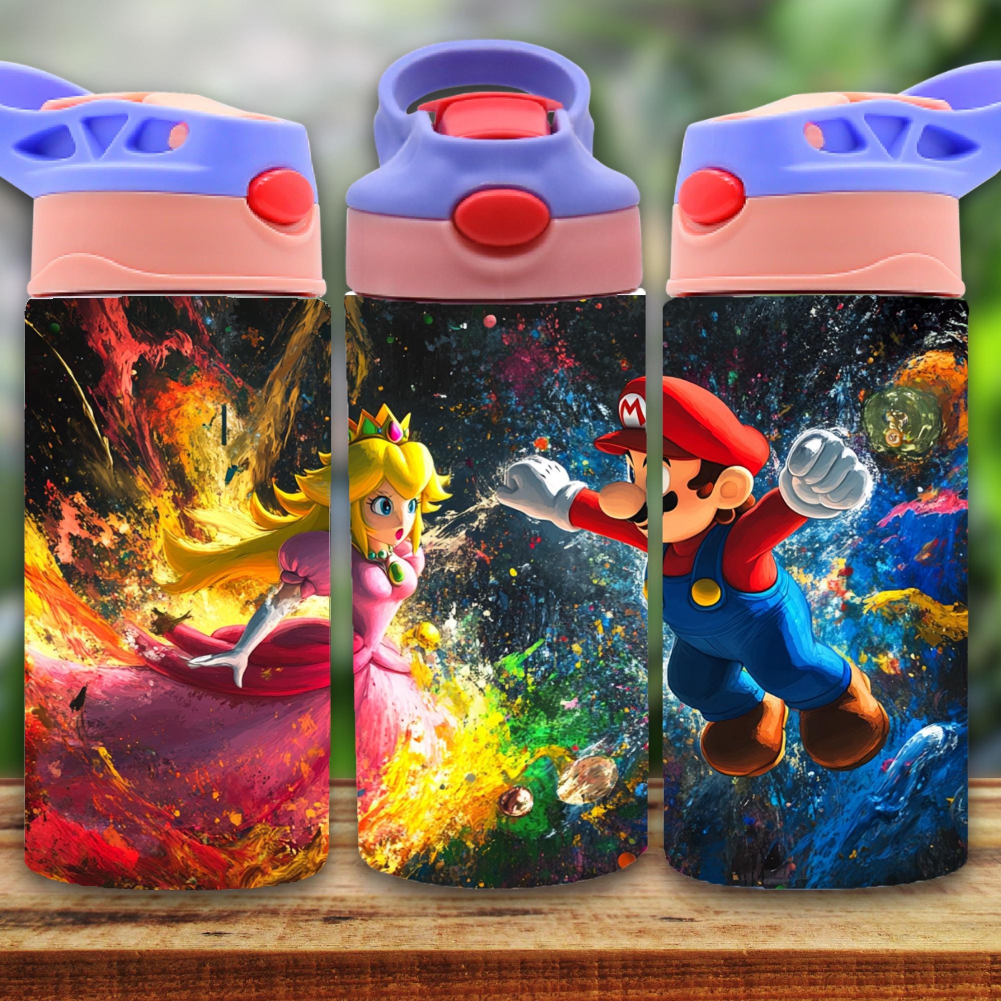 Mario 12oz Tumbler, Kids 12oz Cup Tumbler, Back To School Gift