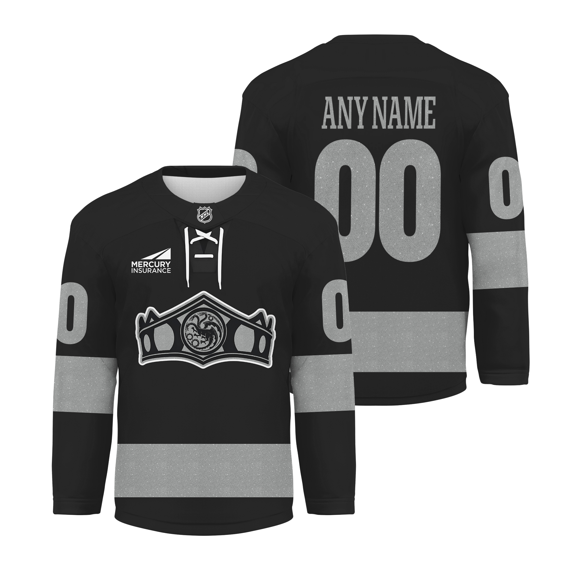 Los Angeles Kings x House of the Dragon 2026 Perssonalized Hockey Jersey