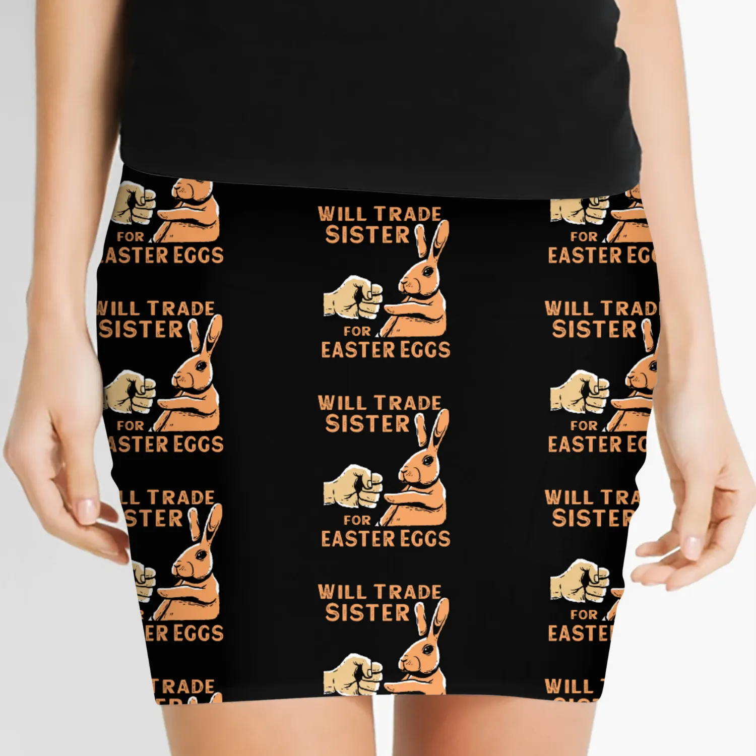 Will Trade Sister For Easter Eggs Women's Mini Skirts