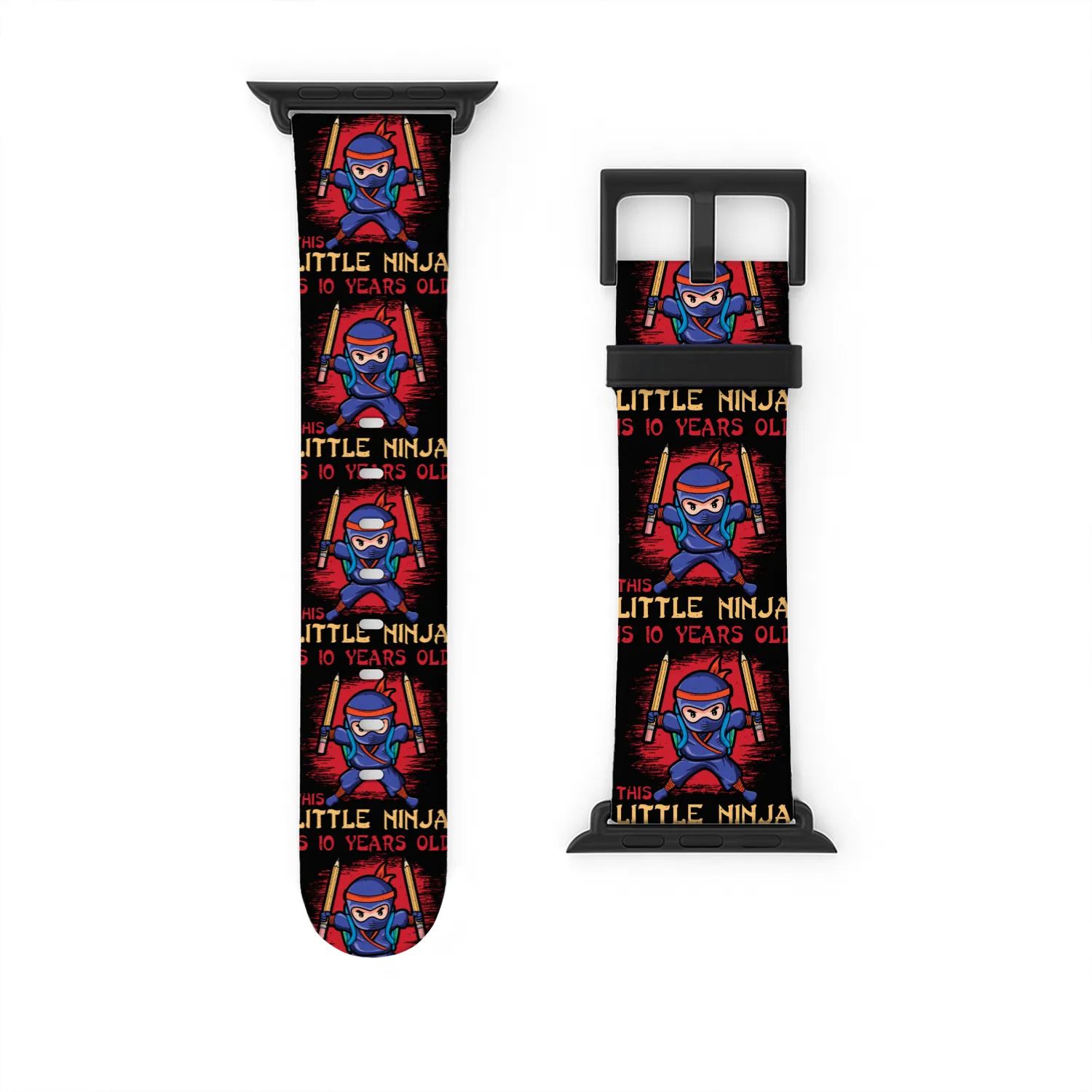 Birth Born Age 10 Years Old Japan Japanese Ninja Watch Bands For Apple Watch