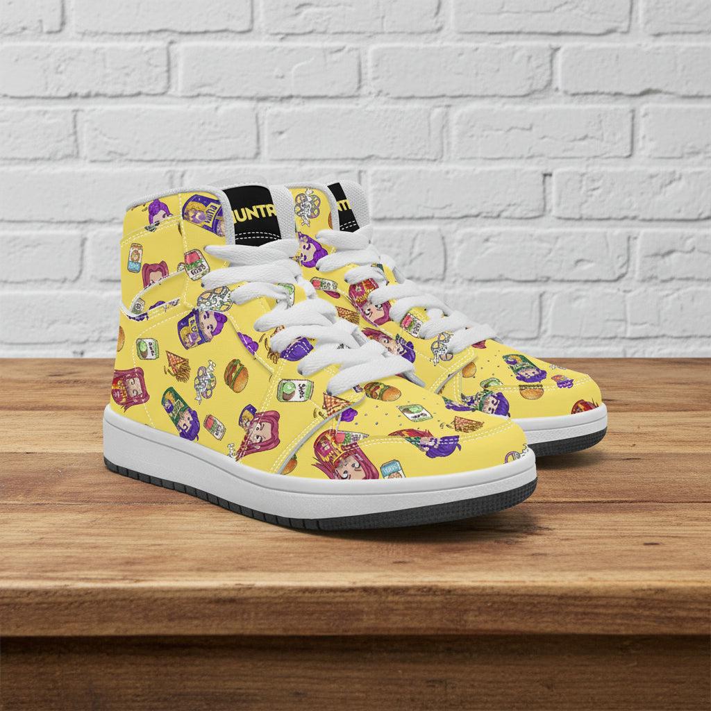 K-Pop Demon Hunters Ramen | Kids & Youth Adult Vegan Leather High Tops