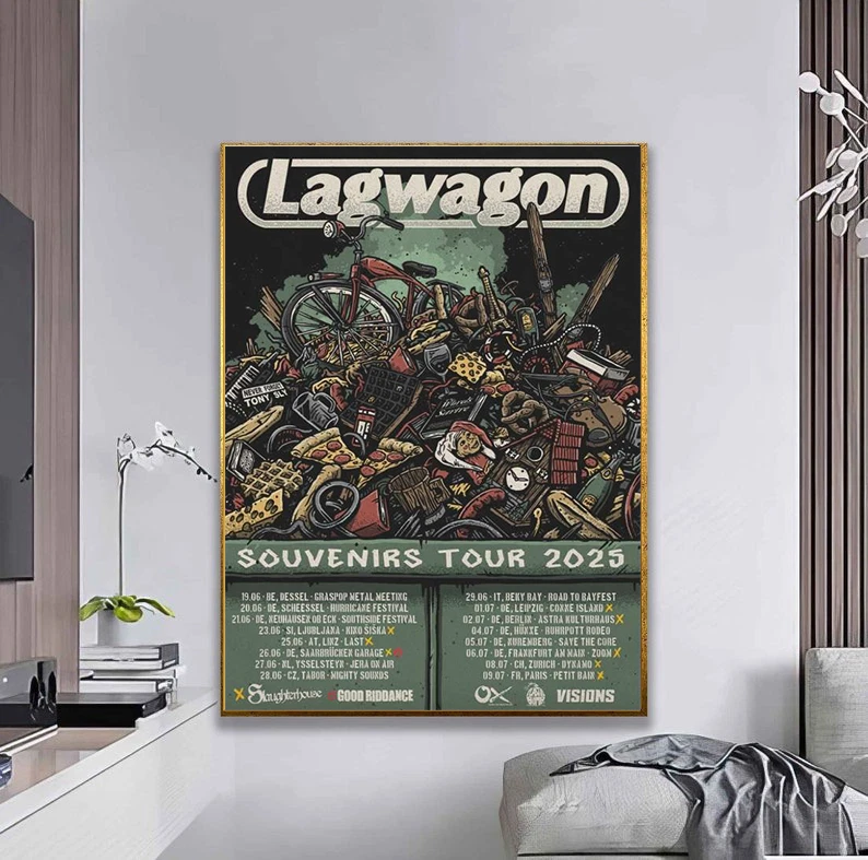 Lagwagon Souvenirs Tour 2025 Poster