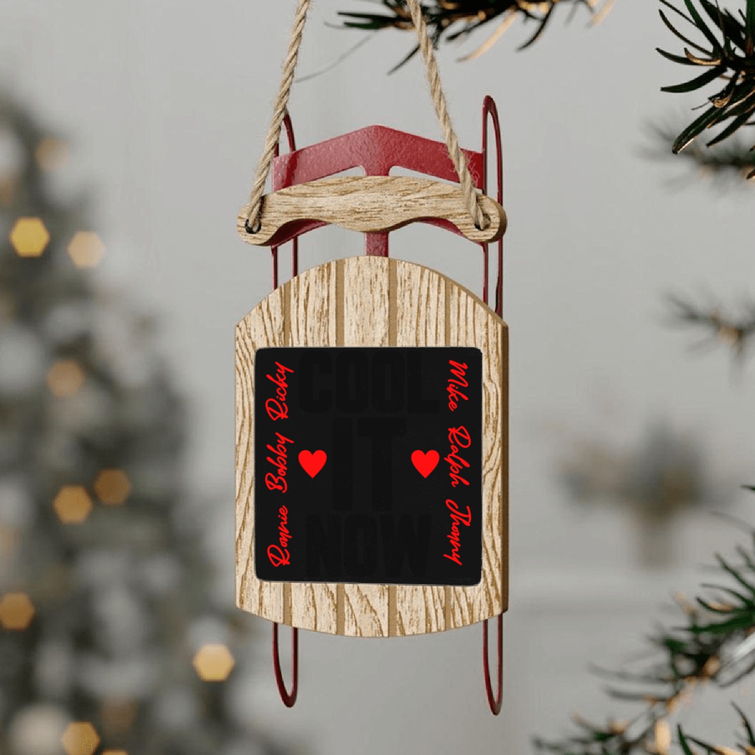 Cool It Now 5 Sled Ornaments
