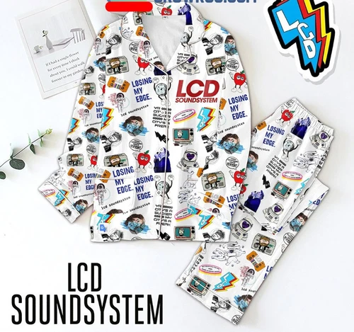 LCD Soundsystem Losing My Edge Polyester Pajamas Set