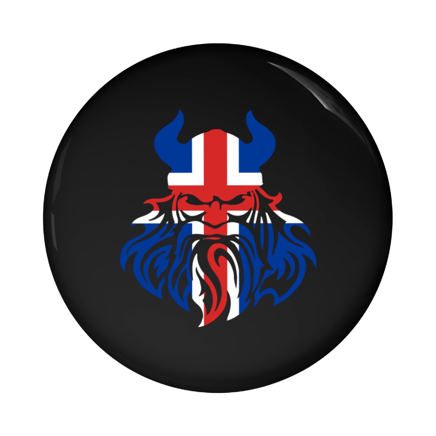 Icelandic Viking Pin Buttons