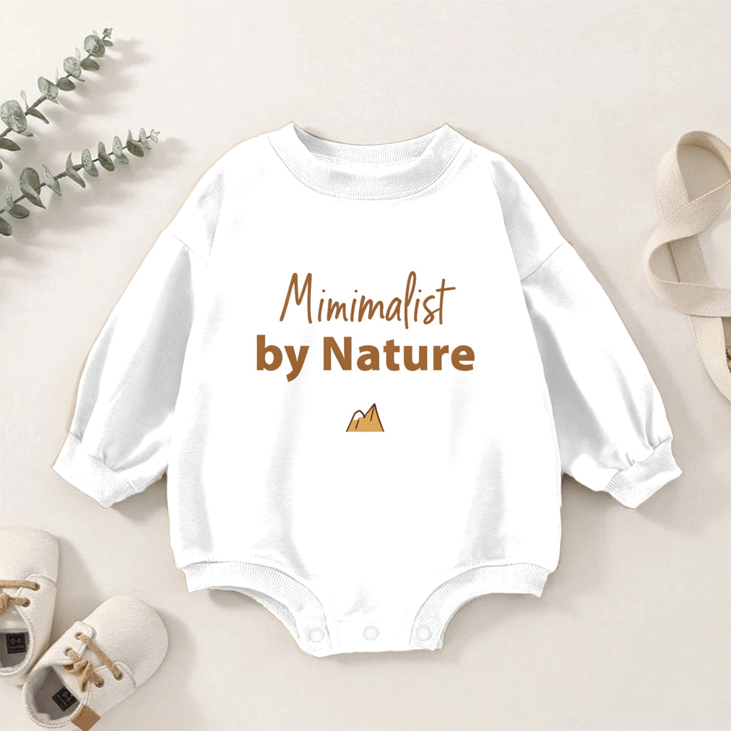 Minimalist by Nature Baby Romper Sweatshirts