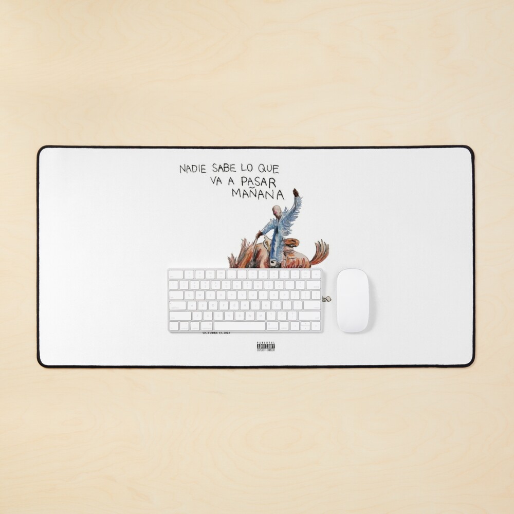 Bad Bunny New Album Nadie Sabe Desk Mats, Game Accessories for Men, Women, Trending Accessories