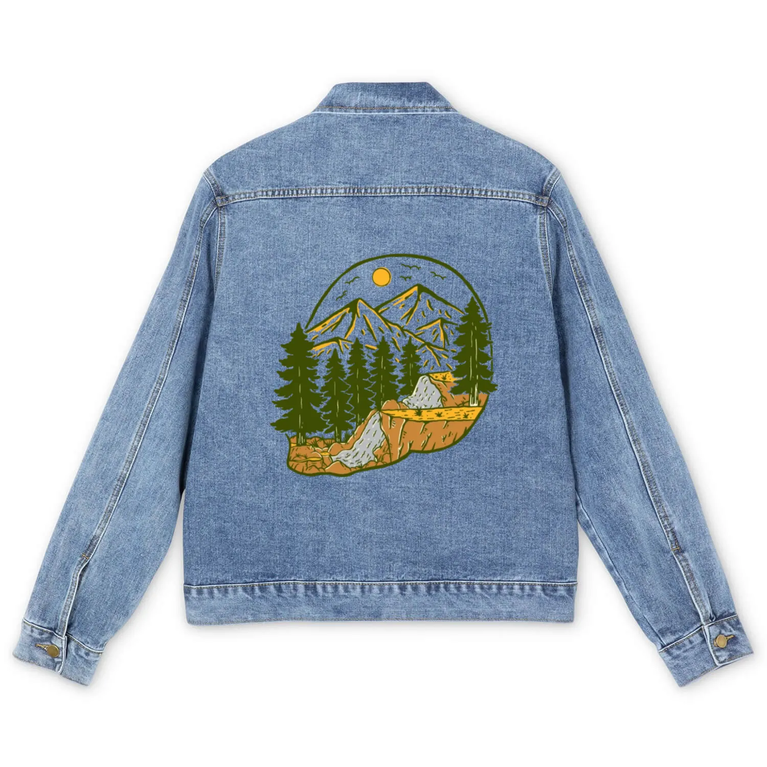 NATURE FOREST Men's Denim Jackets