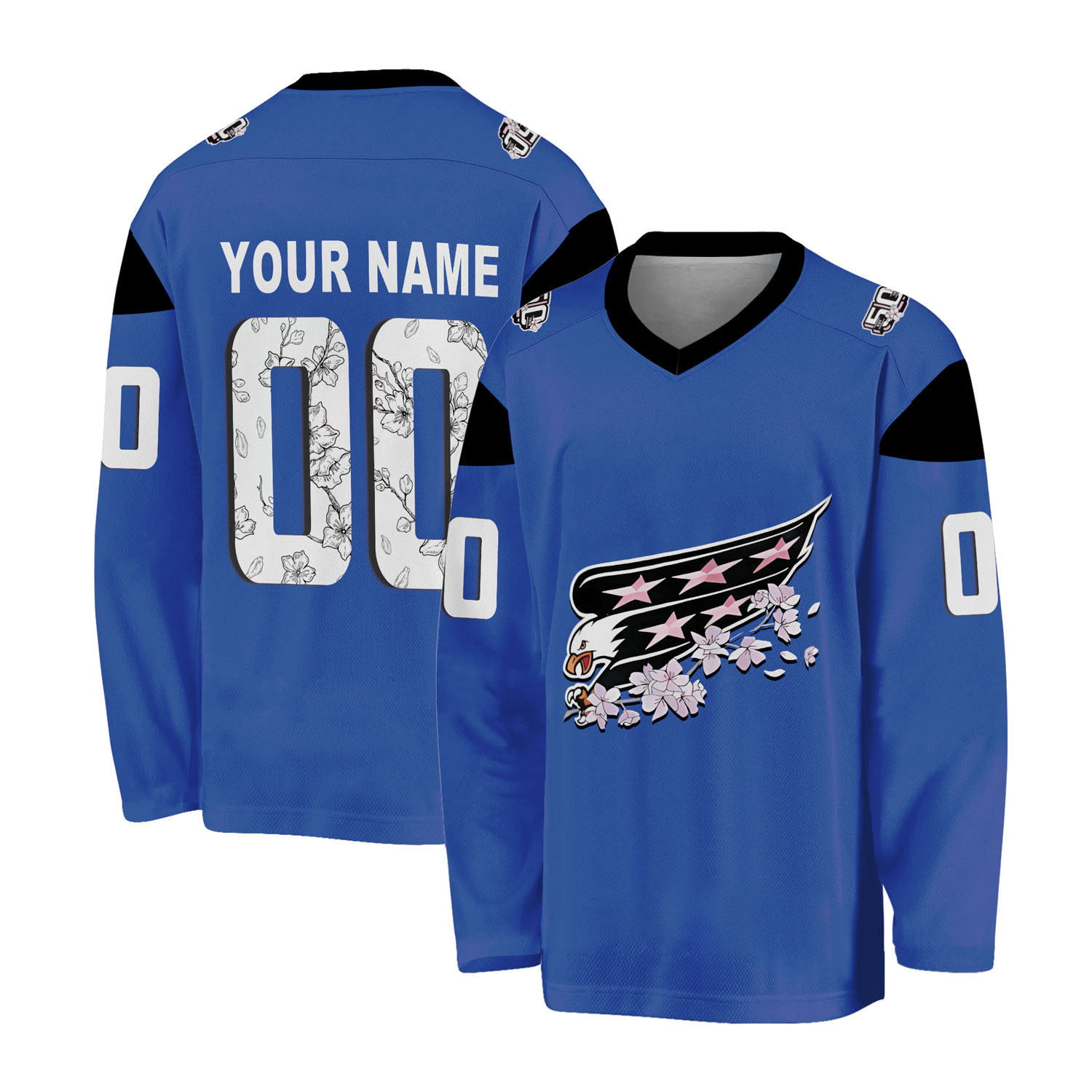 Personalized Washington Capitals 2025 Hockey Shirt Cherry Blossom Unisex Fit