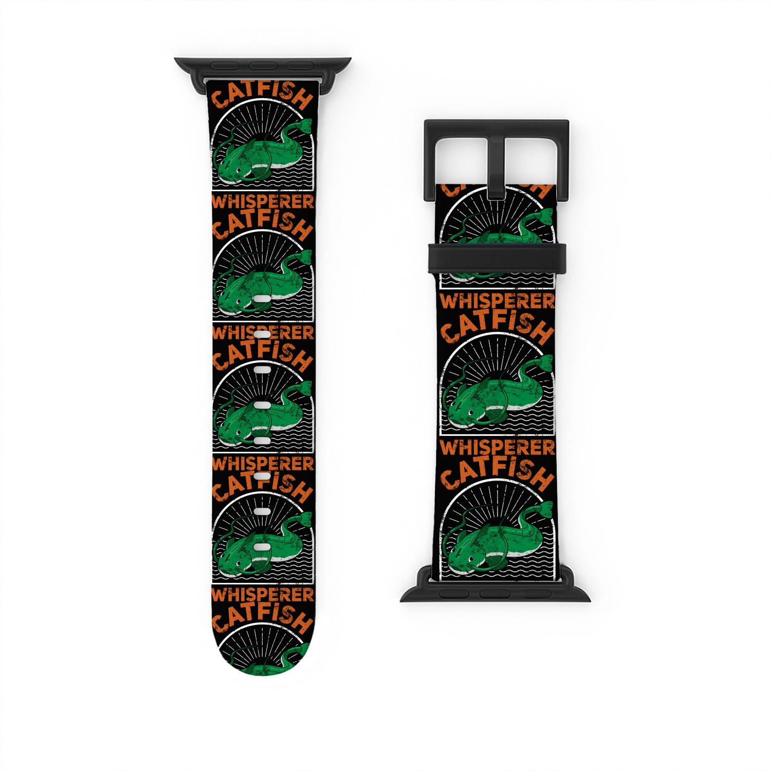 Catfish Whisperer - Wels Catfish Hunter Watch Bands For Apple Watch