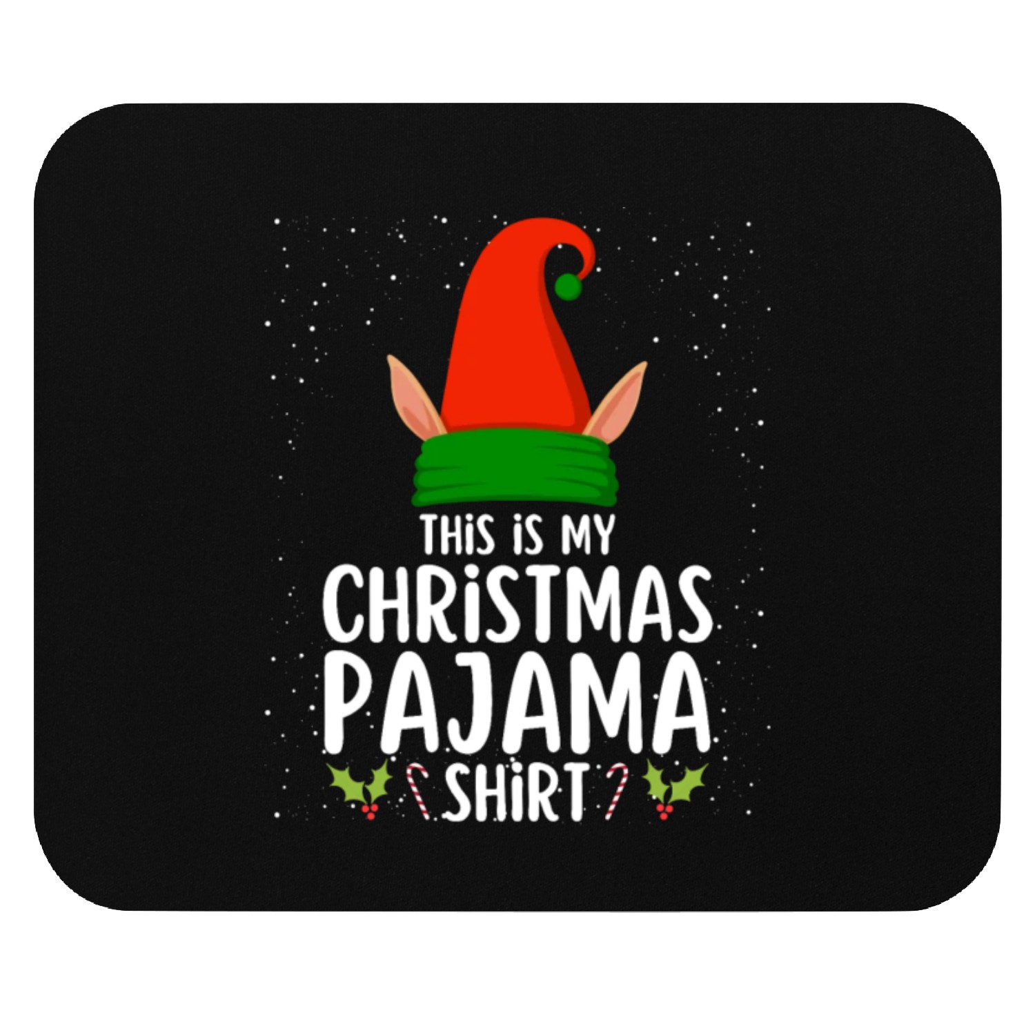 Christmas Pajamas Pajamas Sleep Mouse Pads