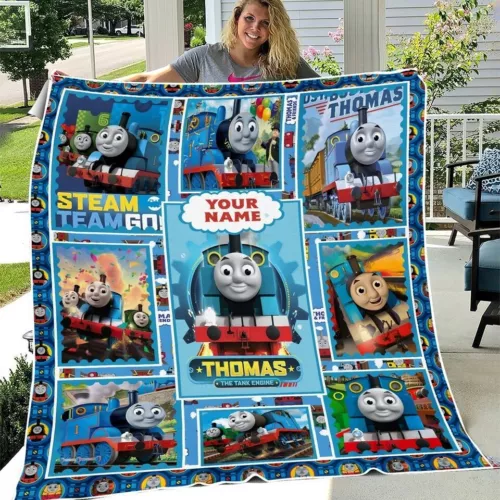 Personalized Thomas The Train Fleece Blanket