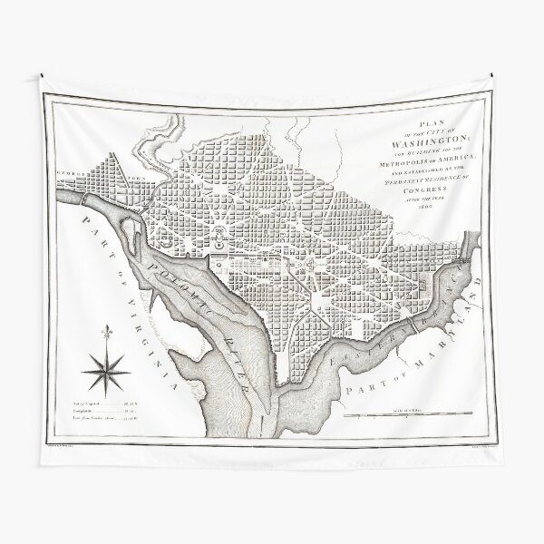 Washington-Washington DC-1800 Tapestry