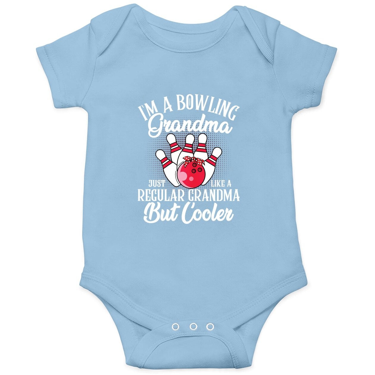 Bowling Grandma Novelty Tee For Bowling Family Baby Bodysuit