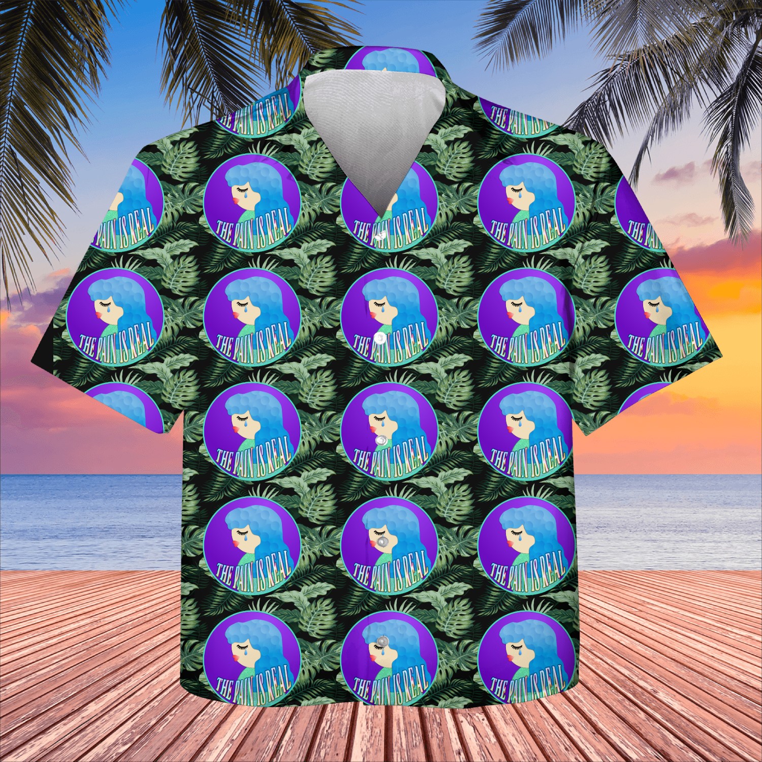 The Pain Is Real Kids Hawaiians