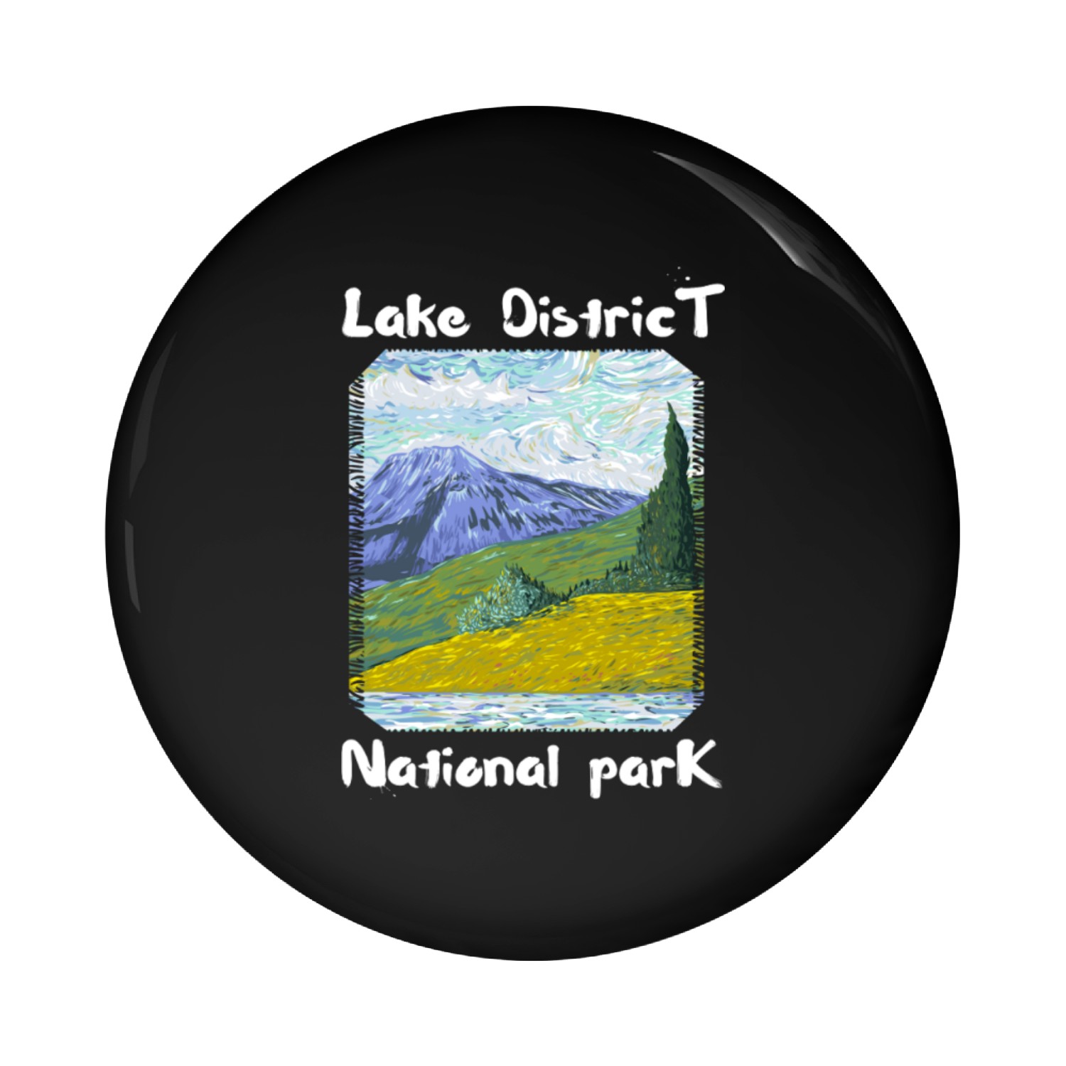 Lake District National park Pin Buttons