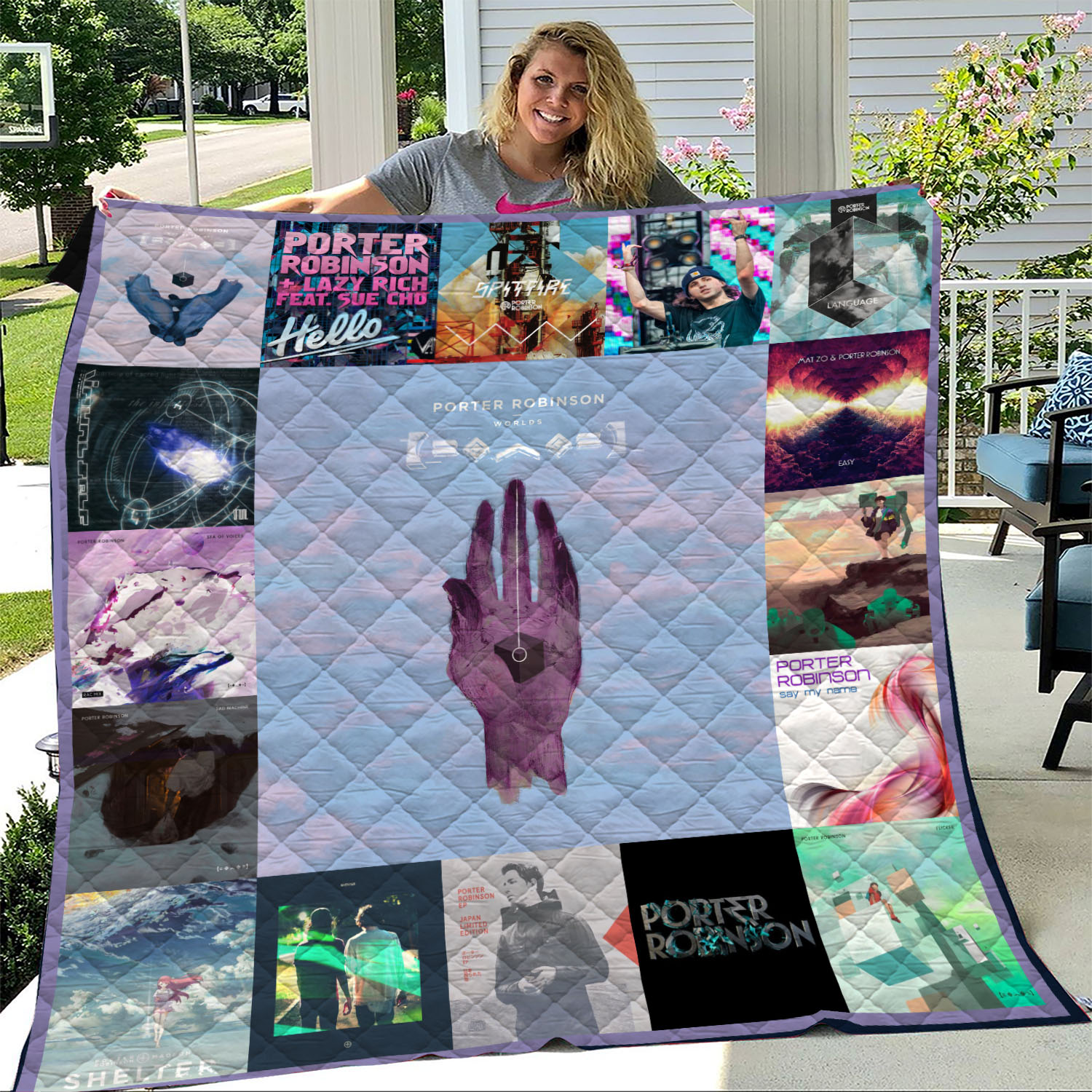 Porter Robinson Albums For Fans Version Quilt Blanket, Gift For Fans