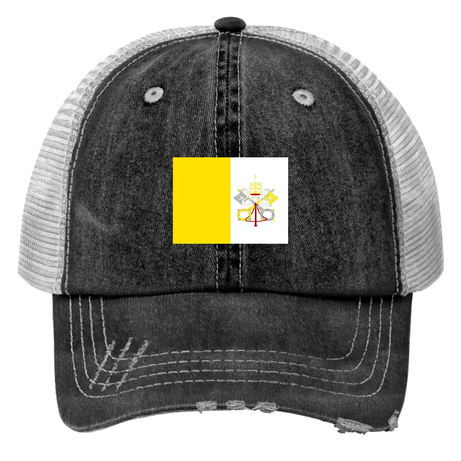 Vatican City Flag Trucker Hats