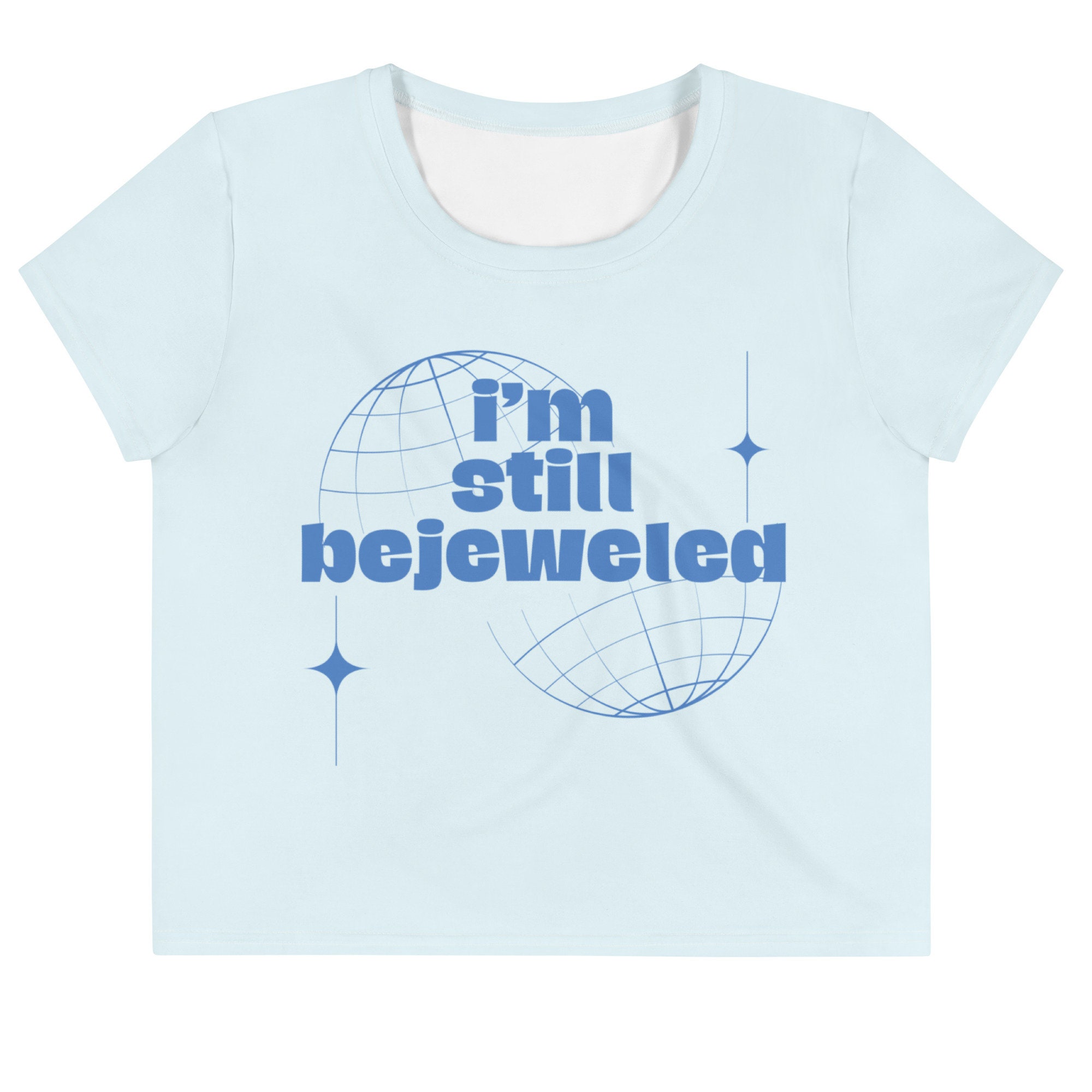 Im Still Bejeweled Crop Tee