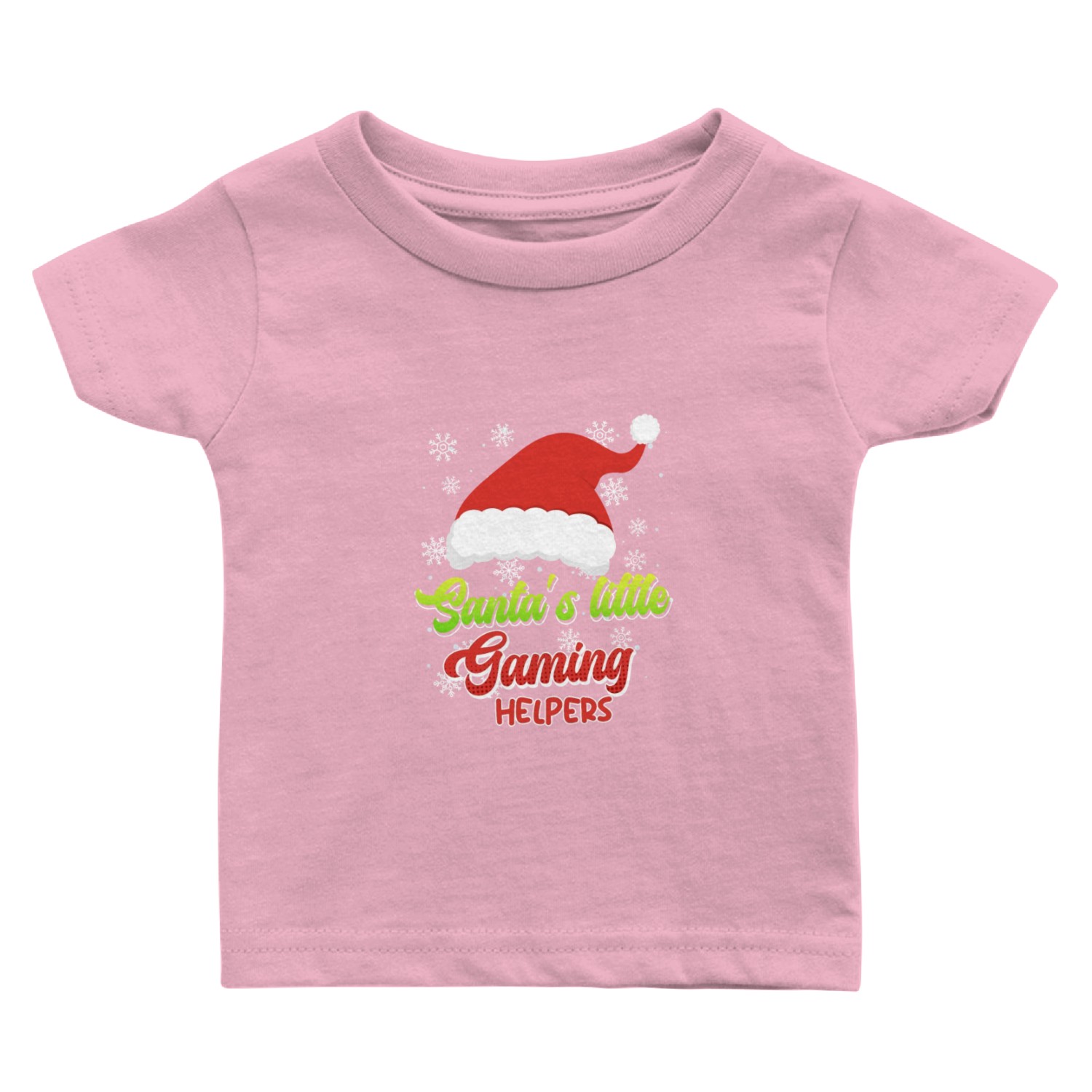 Santa's Little Gaming Helpers Christmas Baby T Shirts
