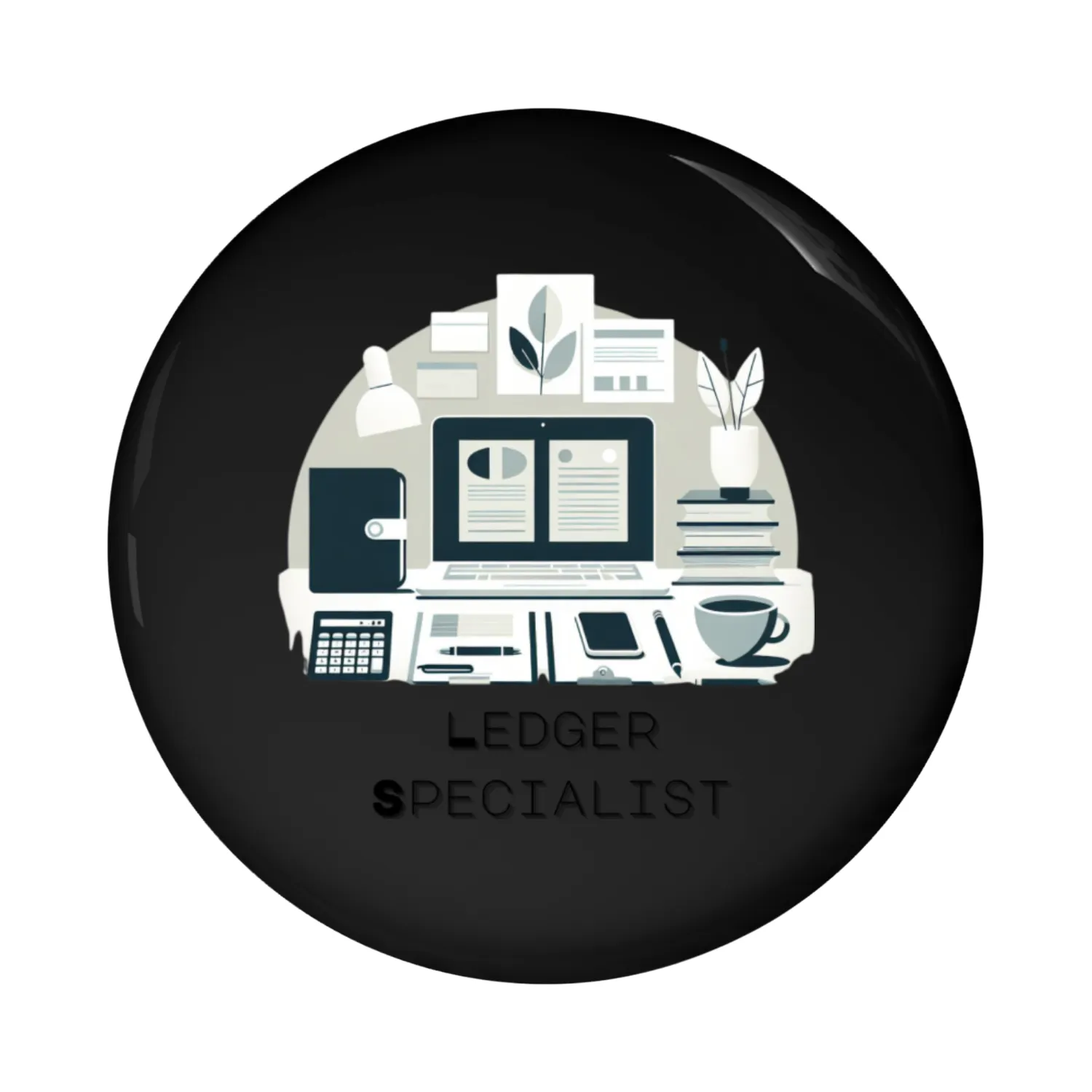 Ledger Specialist - For your Favorite Accountant Pin Buttons