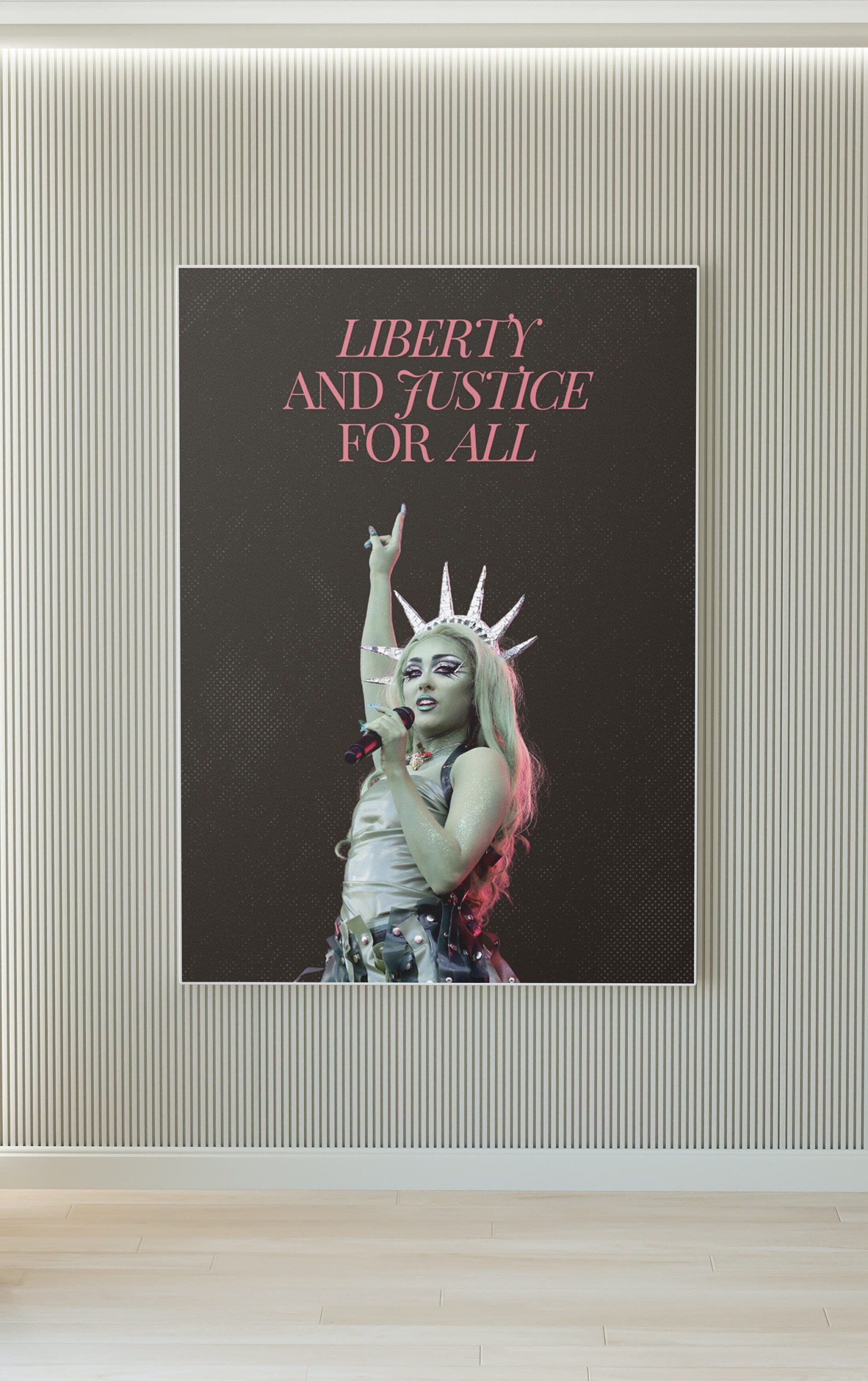 Liberty and Justice for All - Chappell Roan Poster Unframed poster, Available in 7 sizes, Chappell Roan Wall Art, Music Song Lyrics Poster