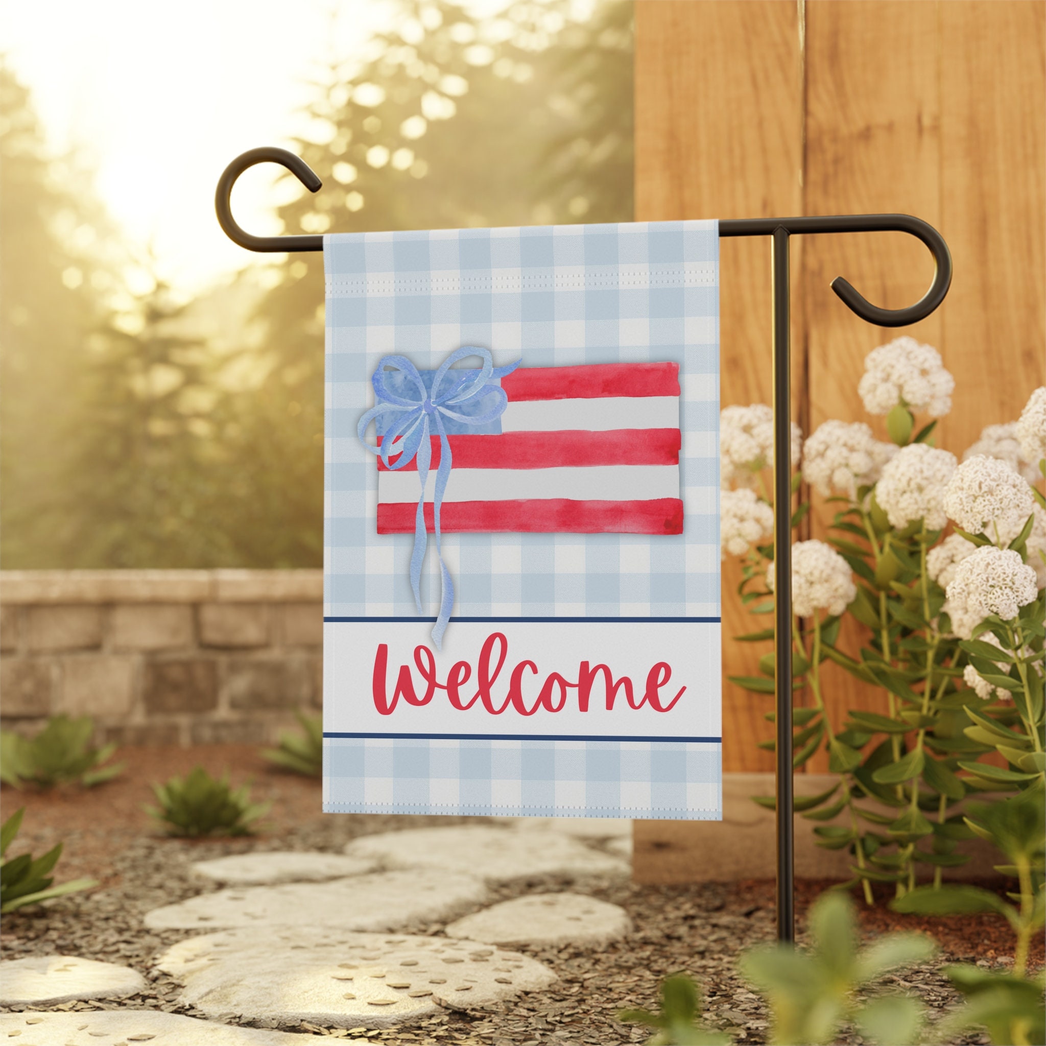 America Garden Flag, 4th of July Garden Flag, Custom Garden