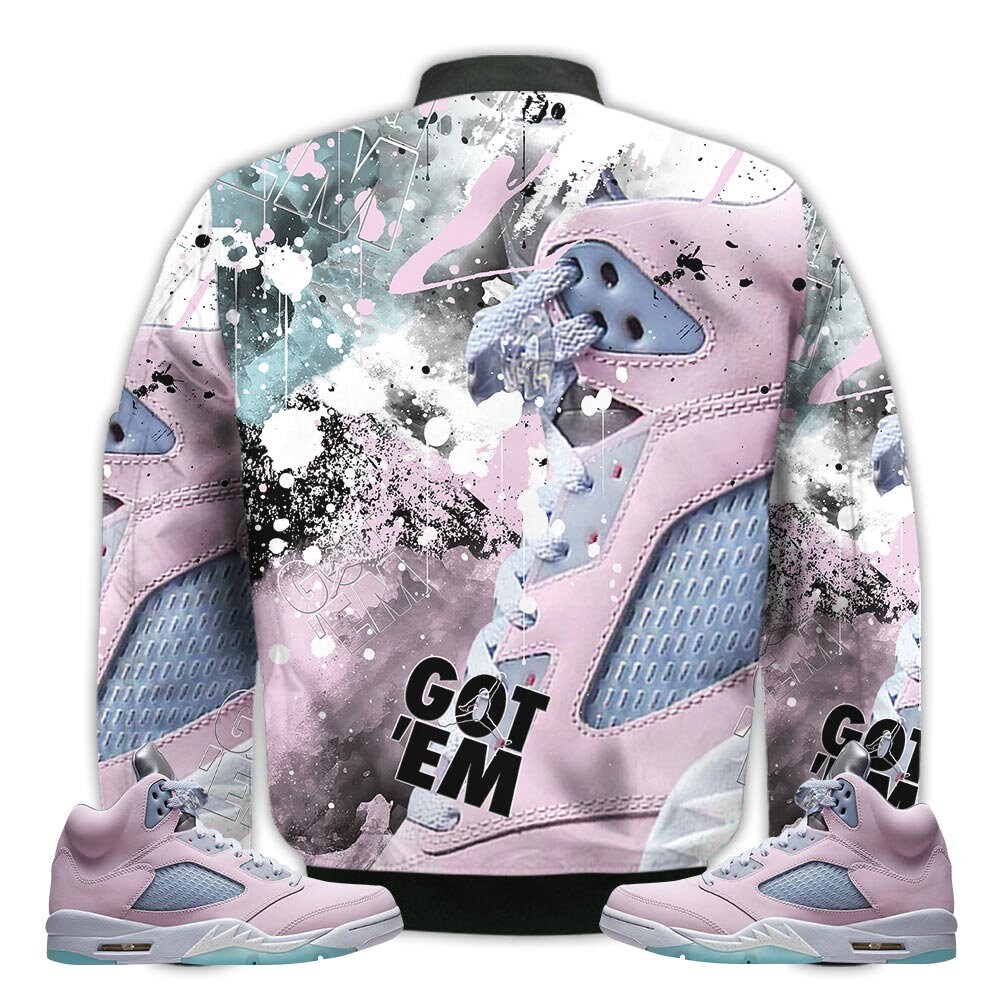 Shirt To Go With JD 5 Retro Easter - Got Em Shoes Goat Bomber Jacket