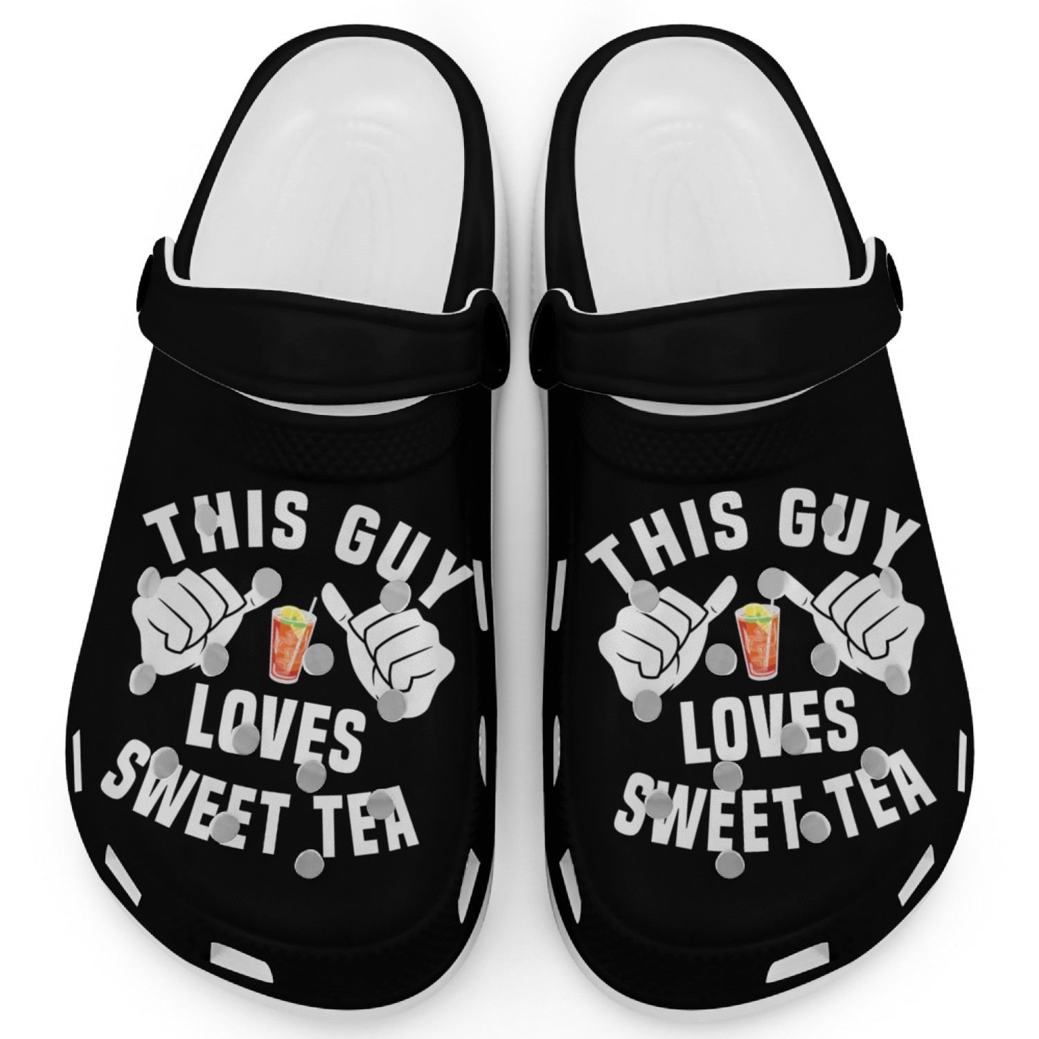 This Guy Loves Sweet Tea Clogs