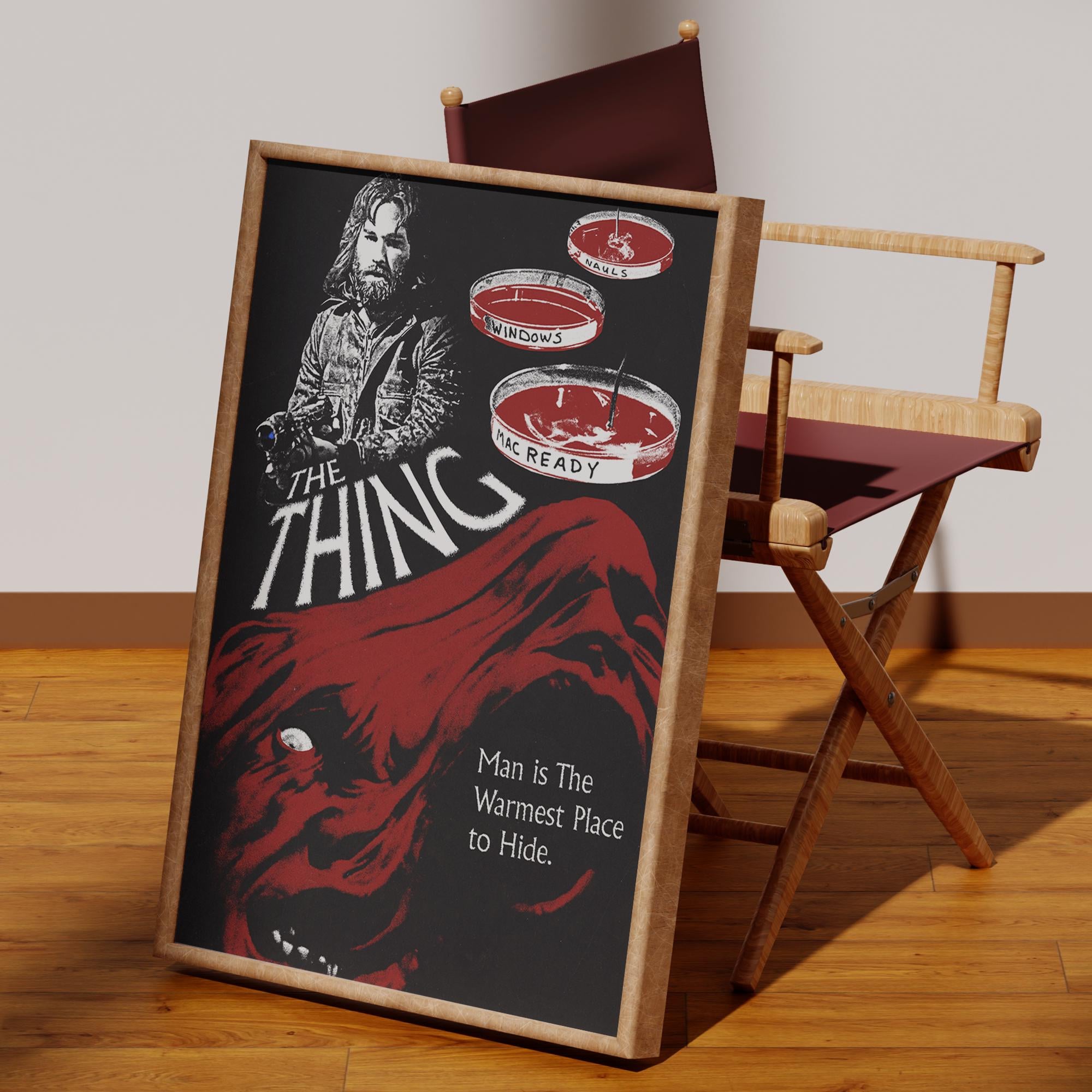 The Thing (1982) Vintage Movie Poster - Horror - Classic - Film Fans - Home Decor