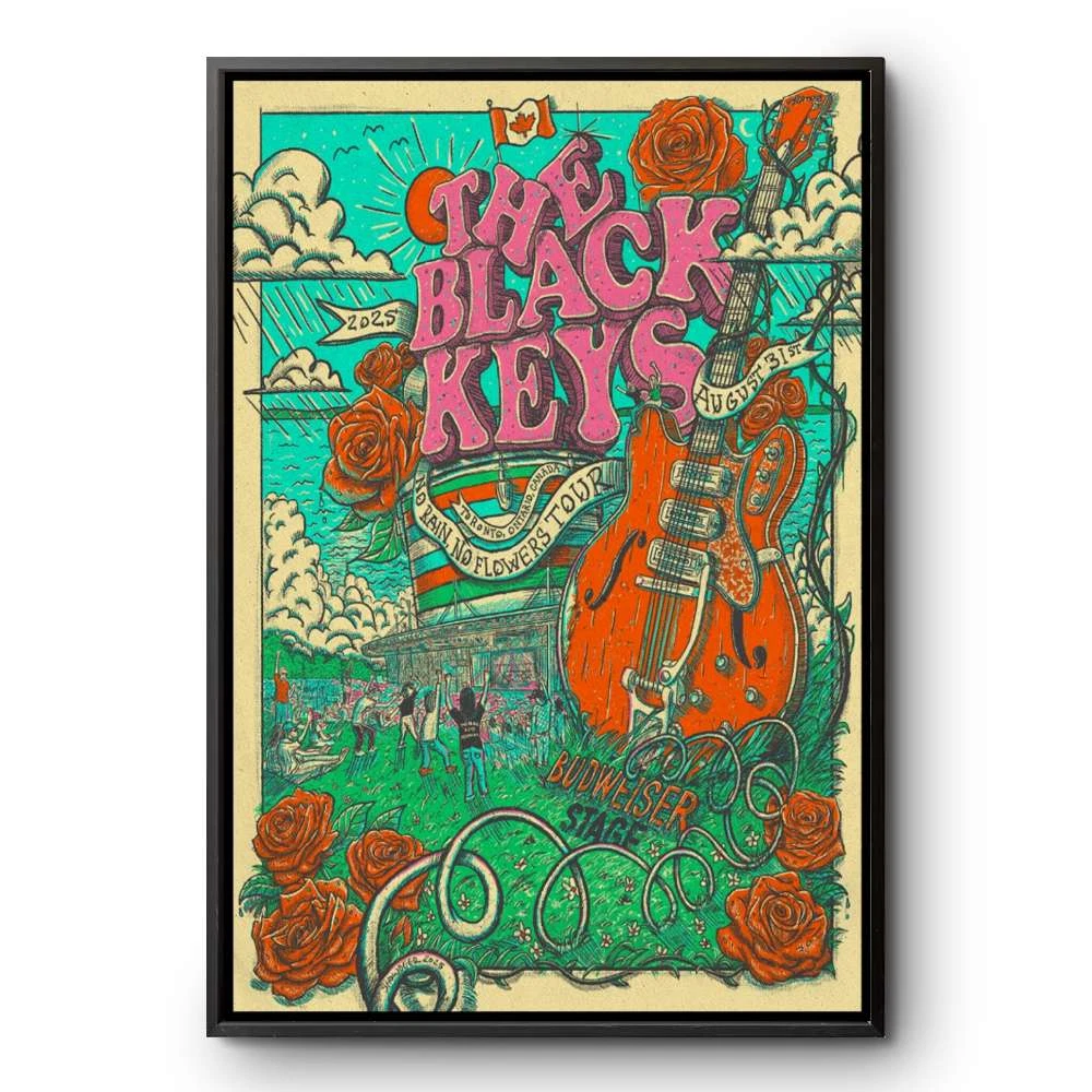 The Black Keys Toronto Ontario Canada Tour August 31, 2025 Poster