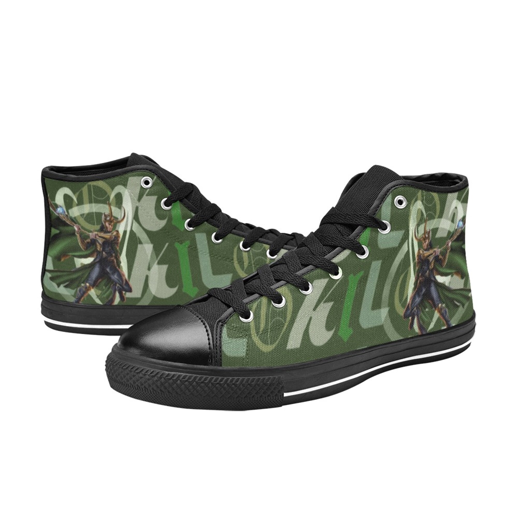 Loki High Top Canvas Shoes, Loki High Top Sneakers