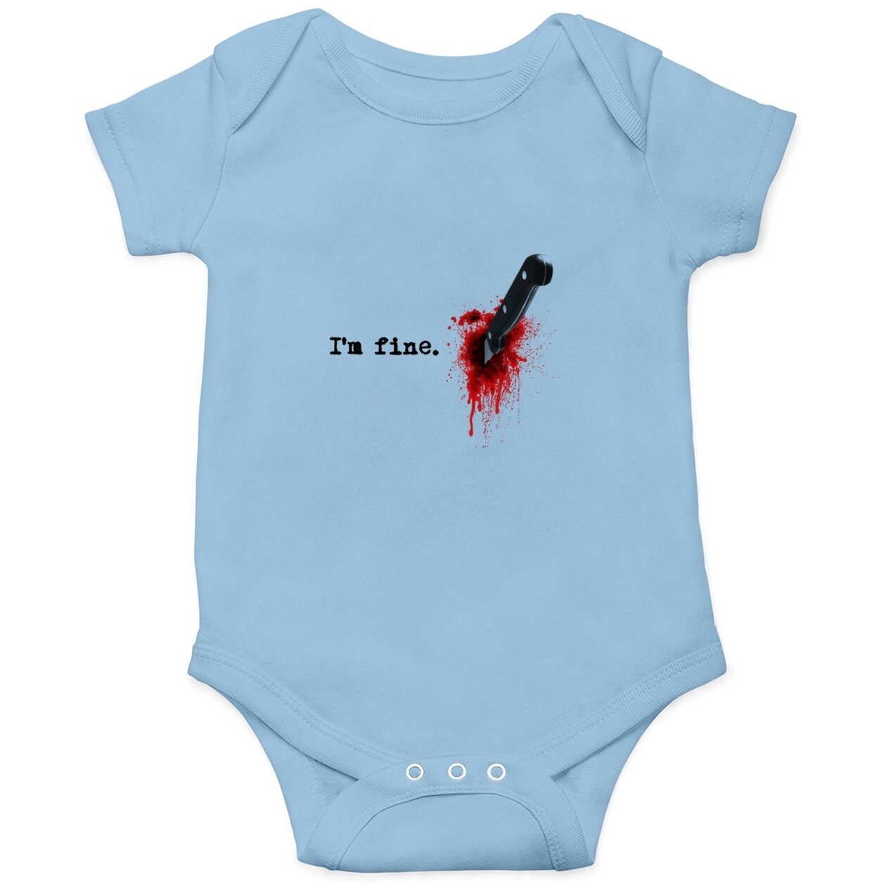I'm Fine Bloody Baby Bodysuit