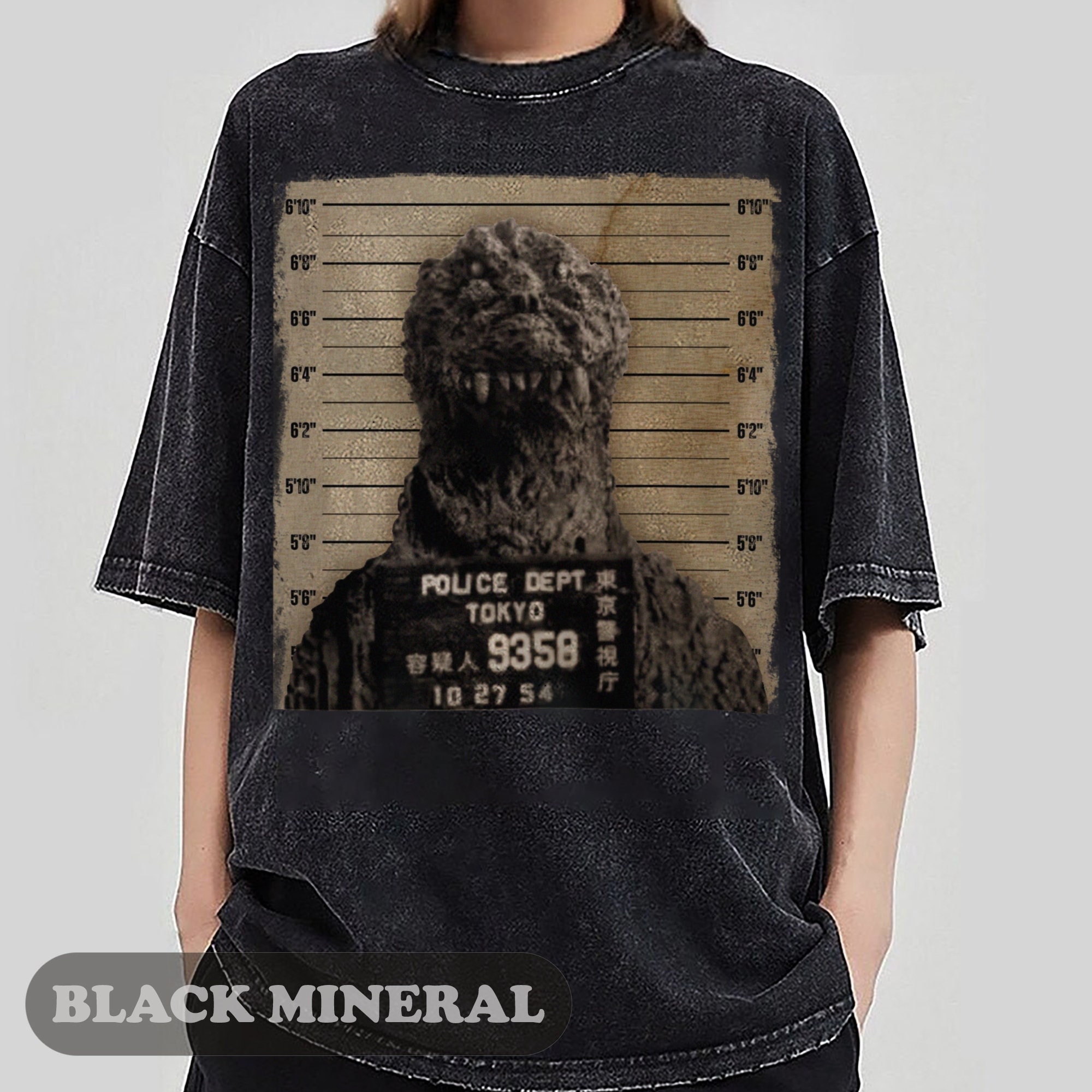 god zilla Mugshot Shirt, Funny god zilla Shirt