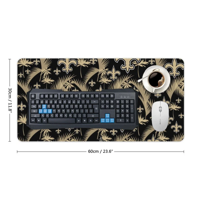 New Orleans Saints Desk Mat Protect The Desk Printed Table Mat Decoration
