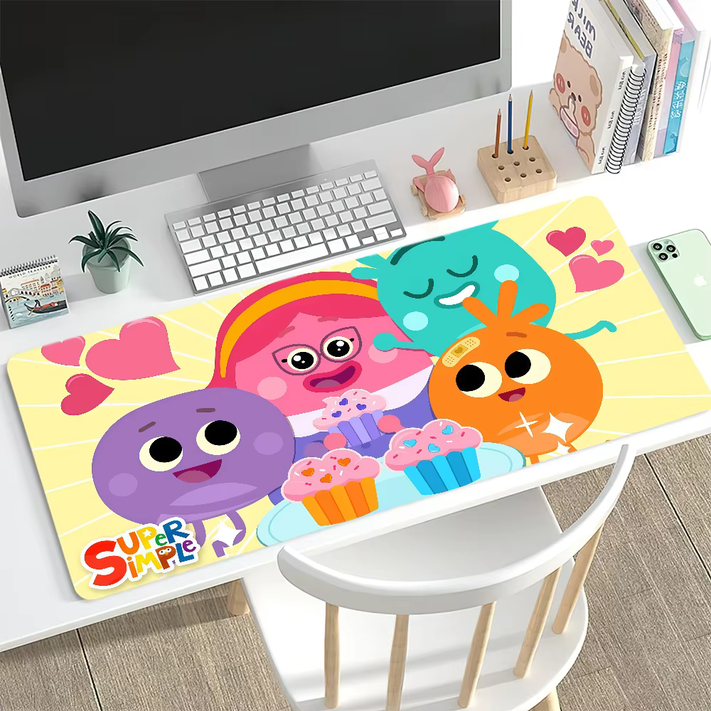 Mouse Cartoon Bumble Pad Large Desk Mat Keyboard PC Non-slip