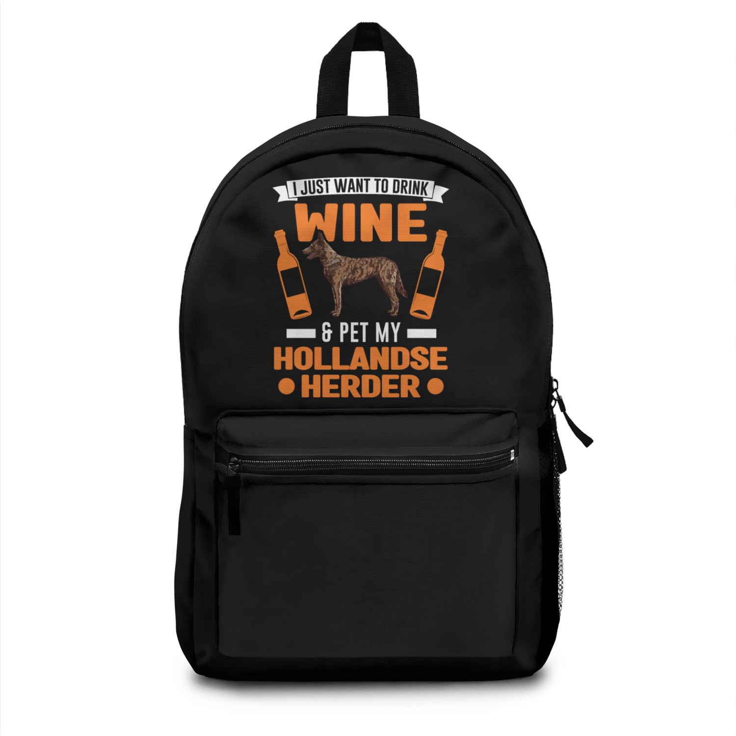 Hollandse Herder And Wine Backpacks