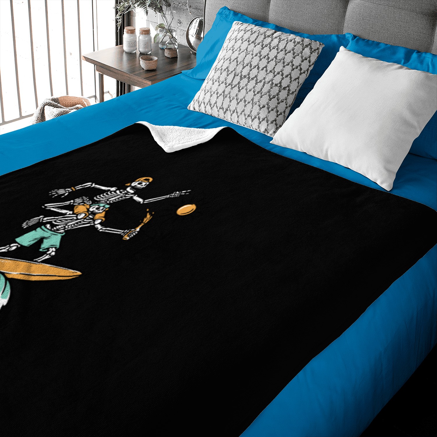 Wave, Surf, Sleep, Repeat Baby Blankets
