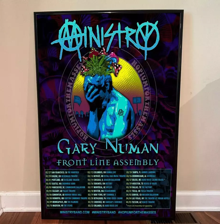 Ministry - Tour 2024 Poster