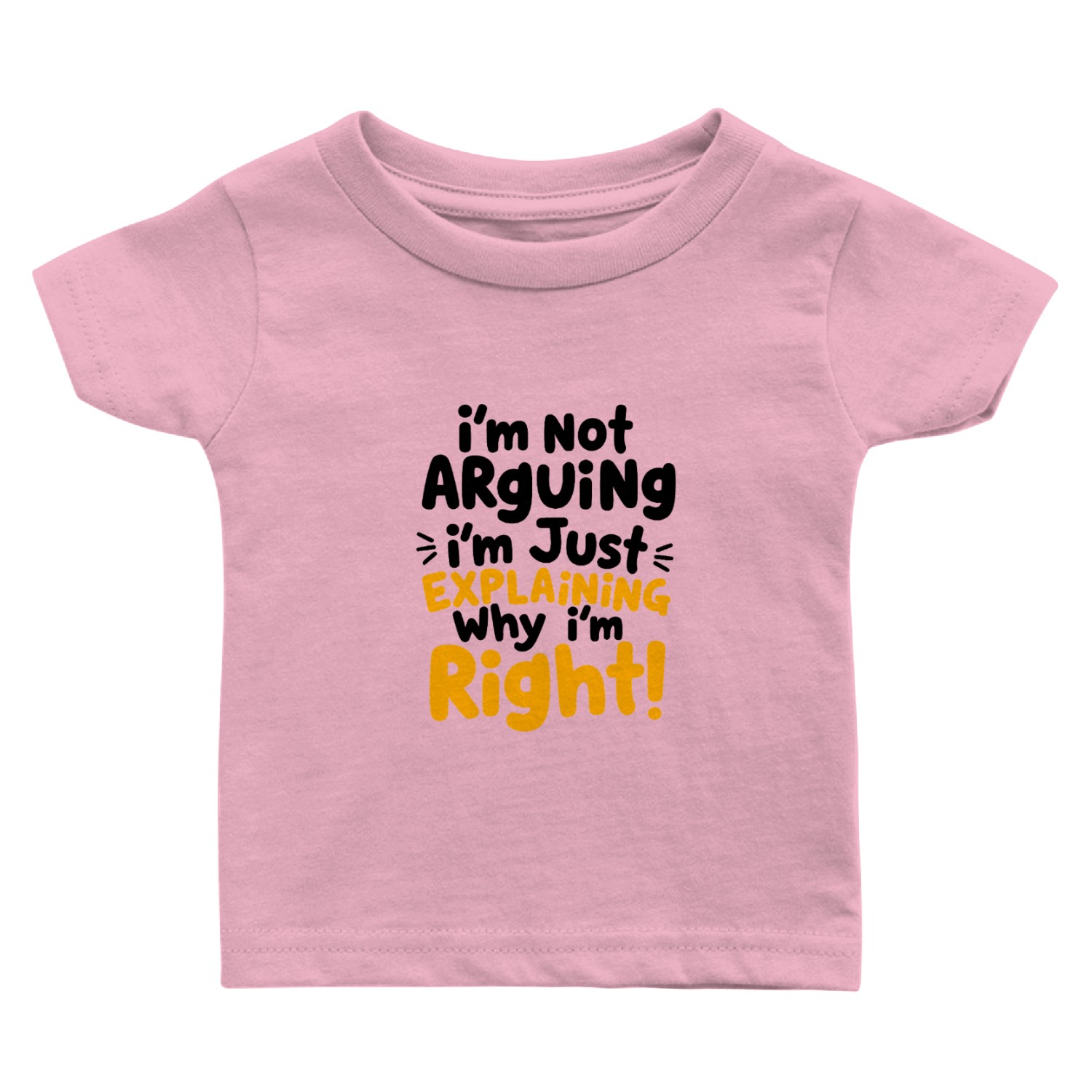 Intellectual Humor Baby T Shirts Witty Typography