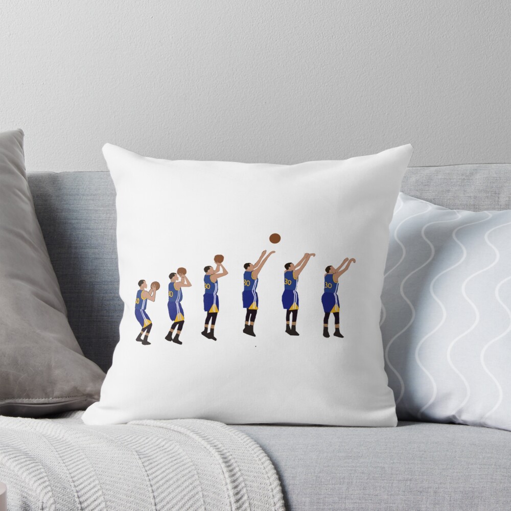 Chef Curry Splash Jumpshot Pillow, Basketball Gift, Gift for Fan