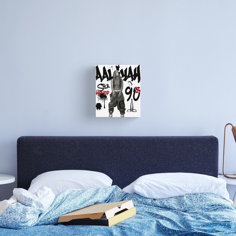 Aaliyah Dana Haughton Pop Canvas