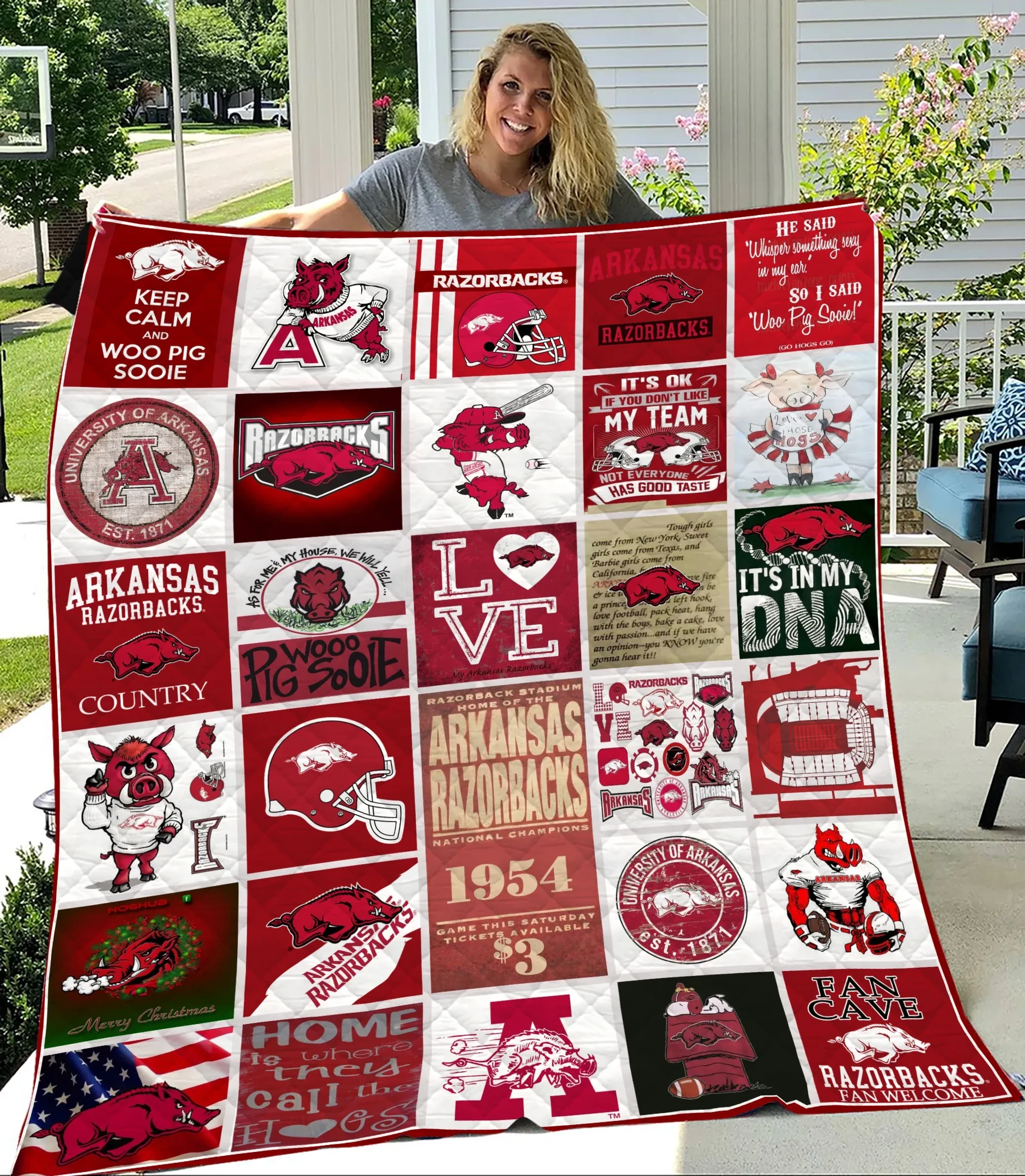 Arkansas Razorbacks Quilt